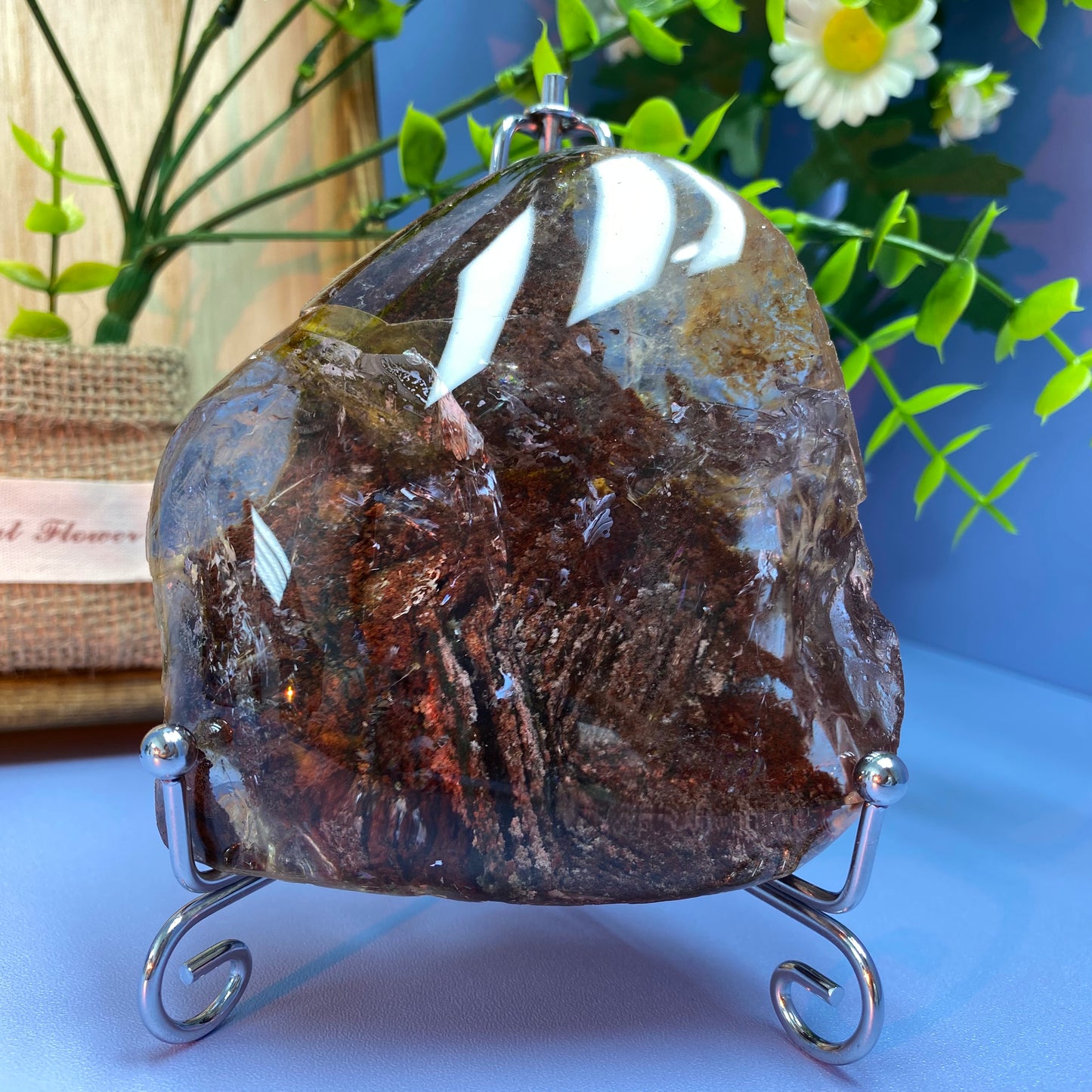 F2 Garden quartz freeform （raw back）
