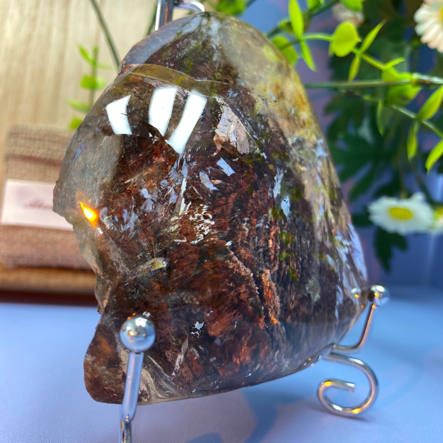 F2 Garden quartz freeform （raw back）