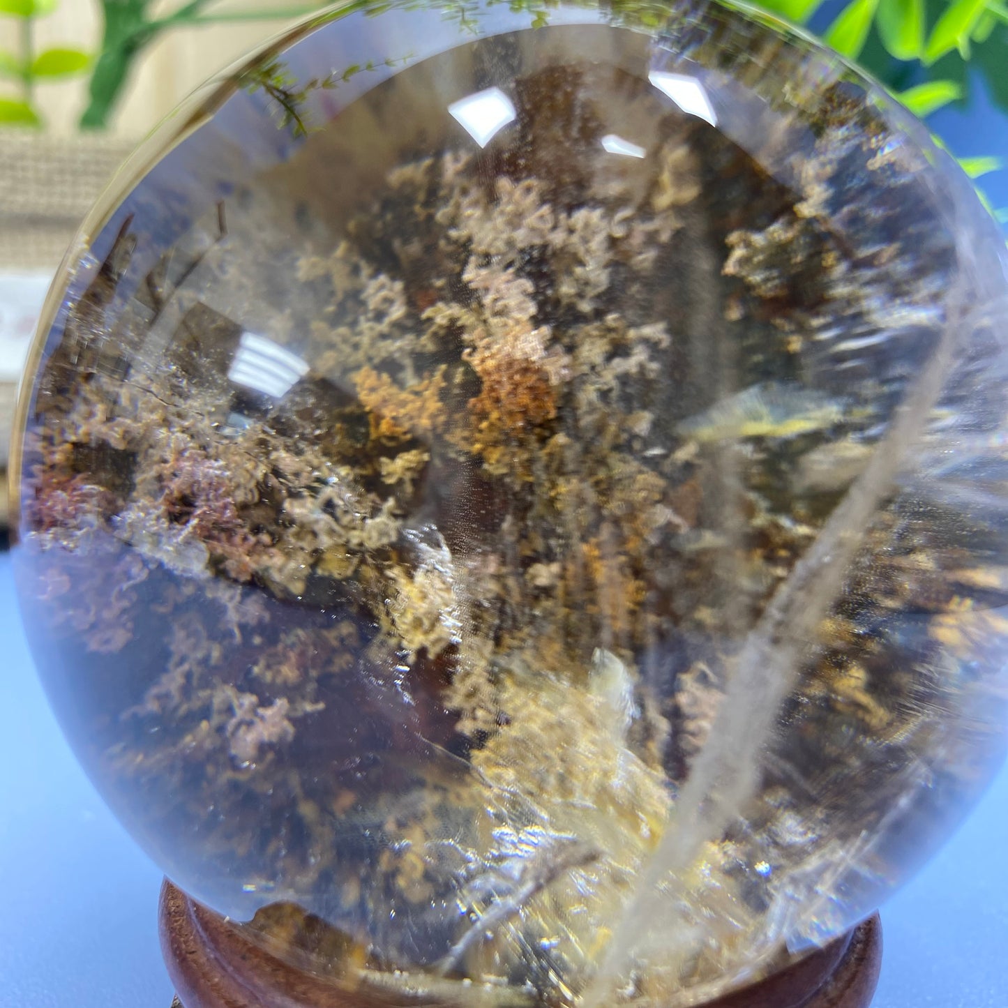 S5 Garden quartz sphere